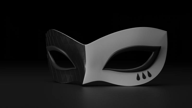 Rover mask cosplay prop - wuthering waves