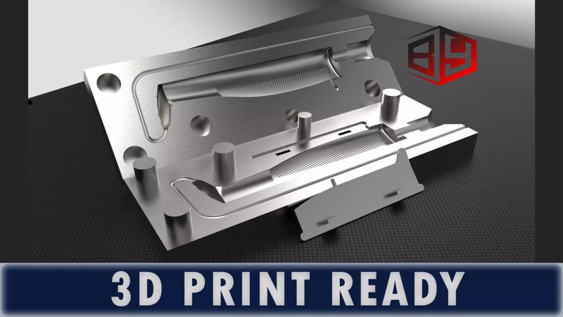 Soft Lure Mold 3D Printable