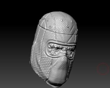 METAL GEAR SOLID 3 THE PAIN 1/6 HEAD FOR CUSTOM ACTION FIGURES FOR 3D PRINTING