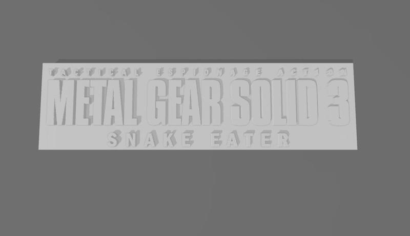 METAL GEAR SOLID 3 LOGO