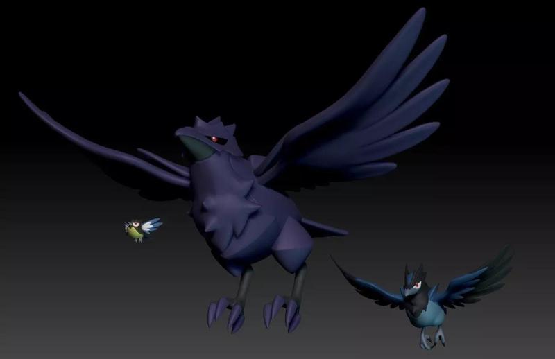 Pokemon Rookidee Corvisquire Corviknight