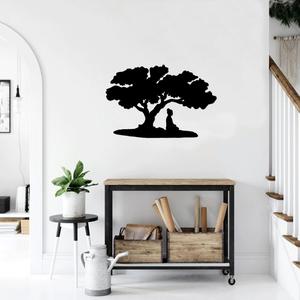 Sitting Buddha Bodhi - Wall art