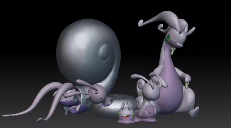 Pokemon Goomy  Hisuian Sliggoo Goodra