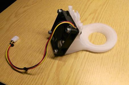 Quick Release E3D Fan Duct for Dibond Mendel90 
