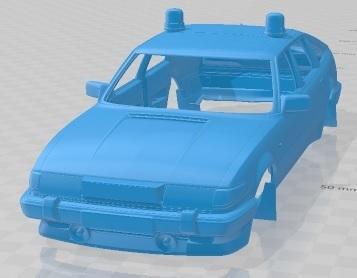 Rover SD1 Vitesse Police V8 3500 1984 Printable Body Car