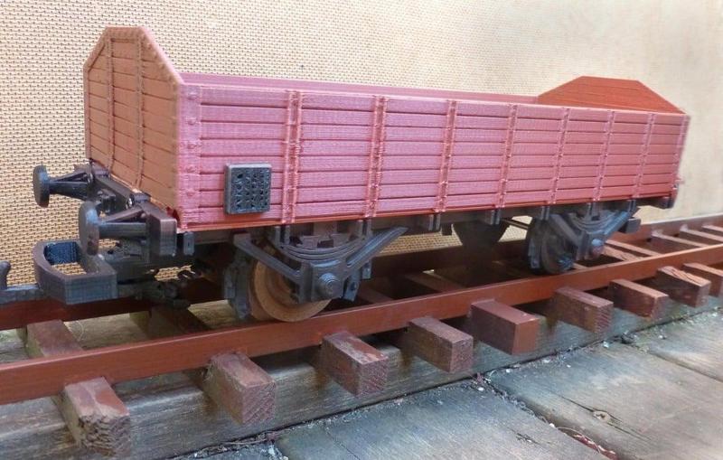 Open freight car 1:32 scale gauge 1