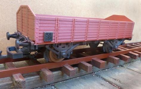 Open freight car 1:32 scale gauge 1