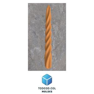 MODEL FOR MAKING SILICONE MOLDS FOR LONG CANDLES 2