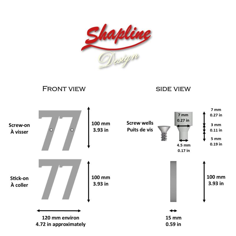 House number, house numbered N°77