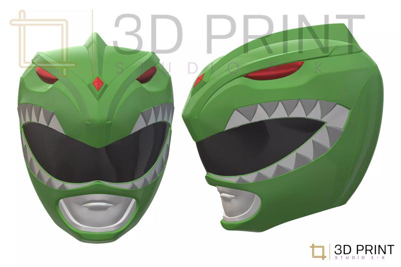 Green Ranger helmet MMPR