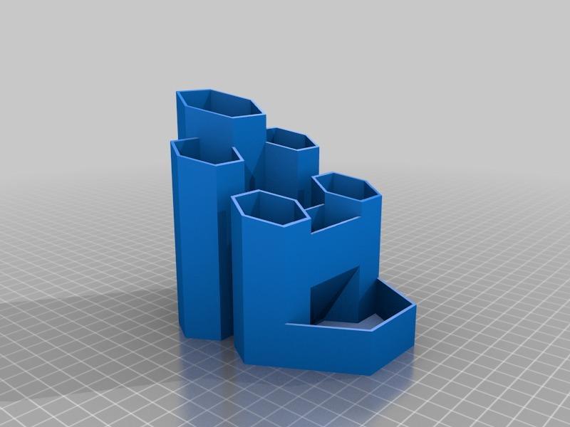 Hexagon pen holder