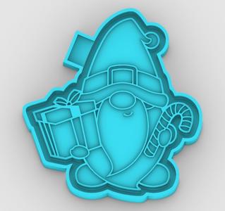 elf gnome christmas christmas - freshie mold - silicone mold box