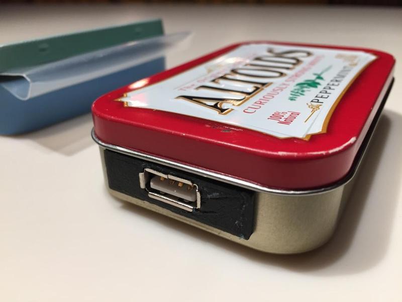 USB socket holder for Minty Boost