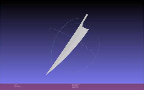 Bleach Ichigo Zangetsu Shikai Sword