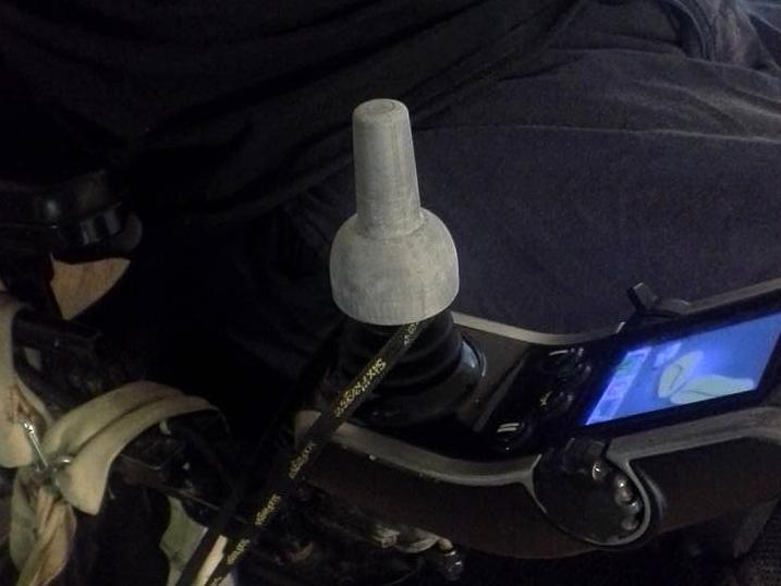 Extended Wheelchair Joystick Handle for Quantum 6000z Power Chair