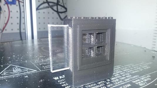 Interlocking Brick Window