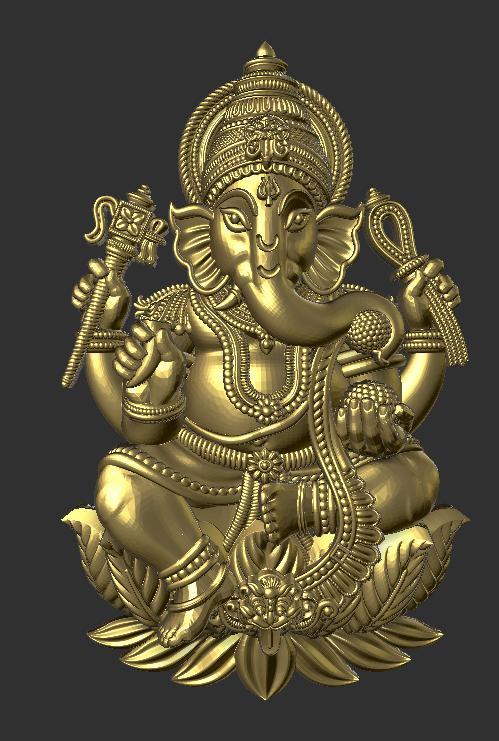 LORD GANESHA (HOME DECOR WALL HANGING MODEL)HD FLE