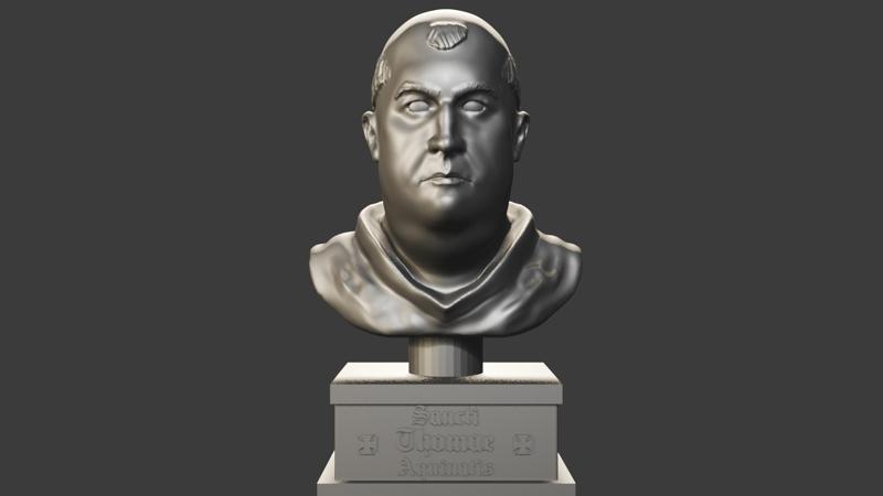 Saint Thomas Aquinas Bust