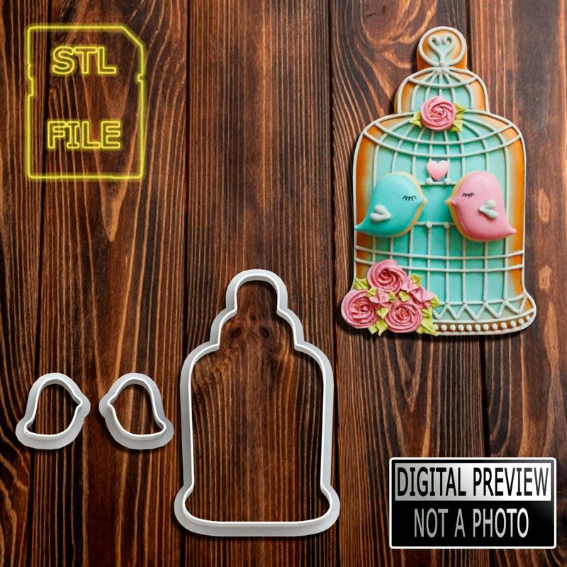 CORTANTE DE GALLETAS - Jaula de pájaros