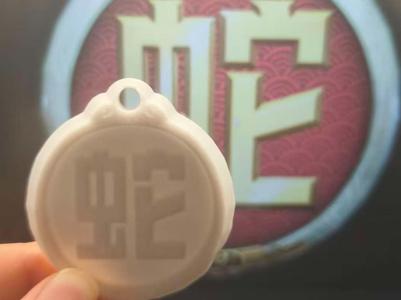 Year of the Snake Tag Pendant