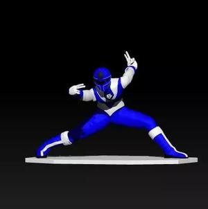 MASKMAN BLUE 3D MODEL