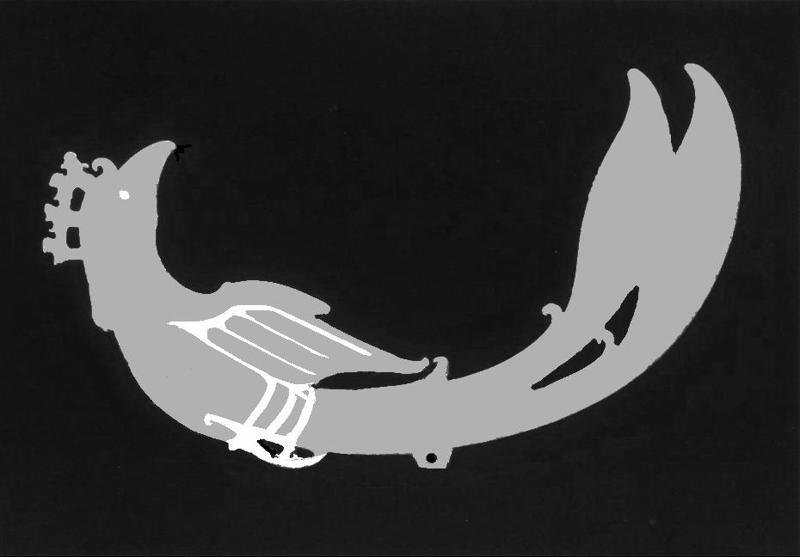 Shang Chinese Jade Bird Pendant