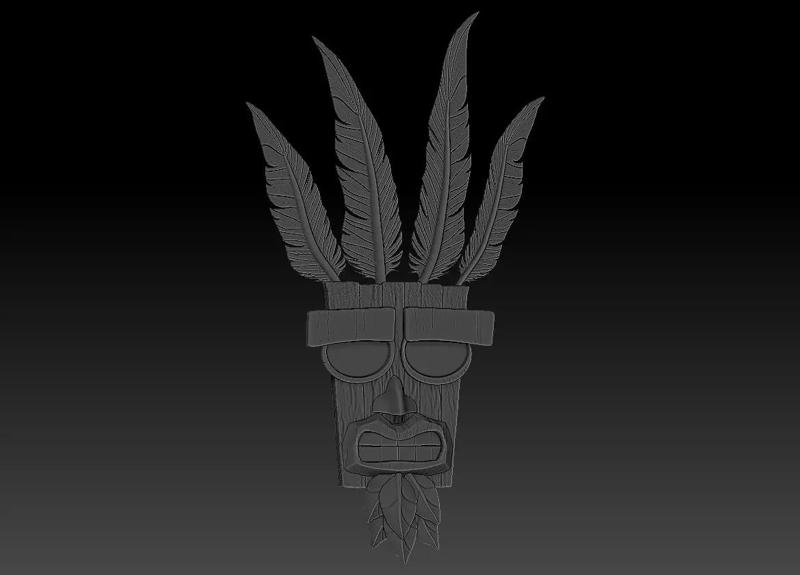 Aku Aku display Mask