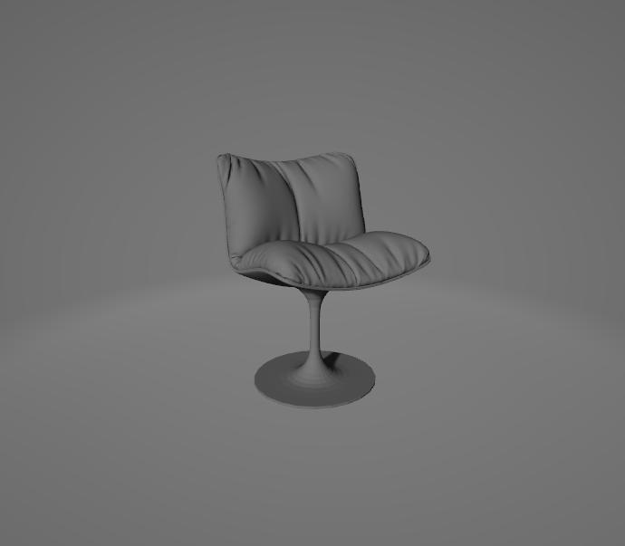 Baxter Marilyn Chair – 3D Printable Luxury Accent Chair Model