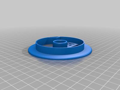 Carretel para lineas de vuelo circular