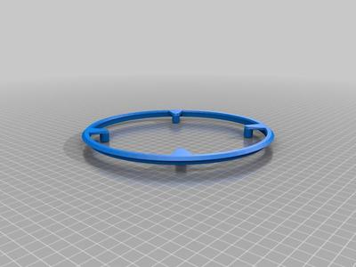 Bicycle chain guard, distance between screwholes: 119.2mm 109.6mm