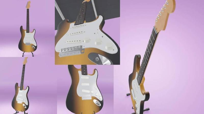 replica fender stratocaster/starcaster for display