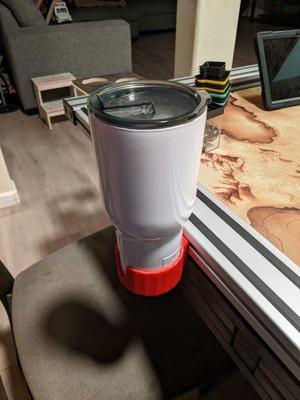 Aluminum 15 series roll-in cup holder - updated