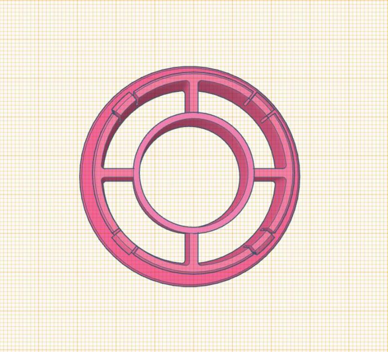 52mm spool adapter for 28mm pipe - GST3D PLA Spools