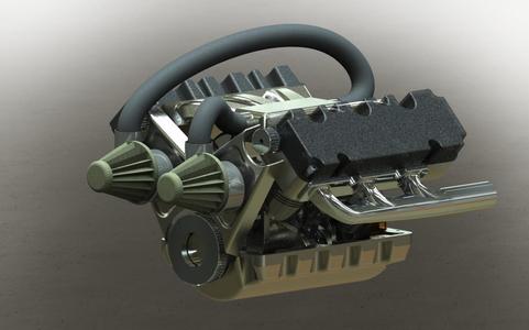 V6 Twin Turbo Engine