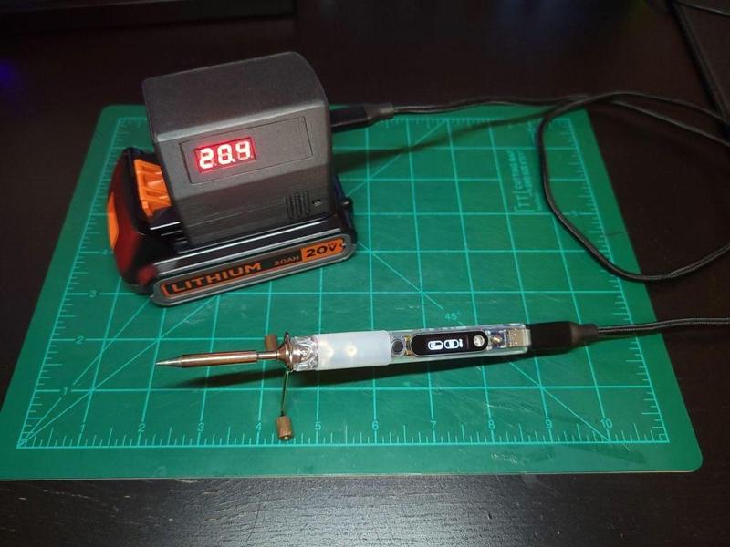 USB-C Black and Decker Tool Battey Adapter