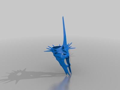 LOTR The Witch King Helmet Split for 300x300x300