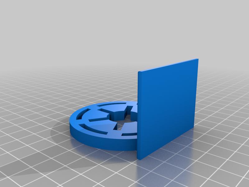 REMIX xenor star wars display stand for black series Republic Logo - Front Pegs