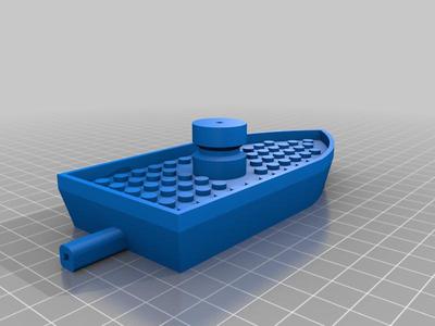 Balloon Powered Boat (Lego) (USA)