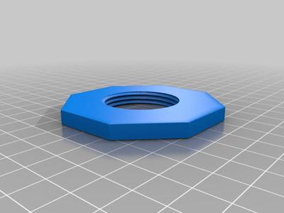 63x3mm Flange with 33mm Thread