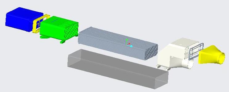Air/Air Heat exchanger - Luft/Luft Wärmetauscher