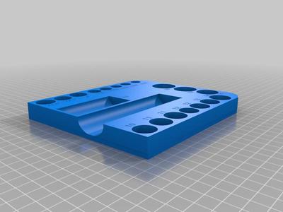 Socket wrench holder