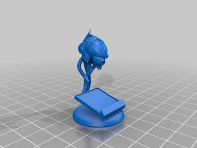 d6 objective holder - fixed (solid)