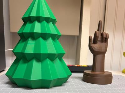 Cristmas Tree Middle Finger (XL)