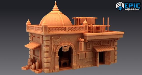 Oriental Merchant / Desert Market / Arabian Shop / Pre-Supported