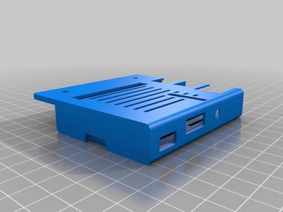 Raspberry Pi 2/3 Mount Case (Cam Slot, Heat Sink, GPIO)