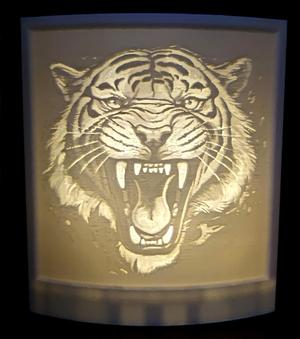 Tiger - Litophane