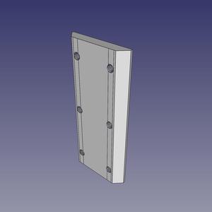 adapter plate for M50 module to common swallowtail Atomstack slide 