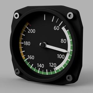 Airspeed Indicator for Flight Simulation 