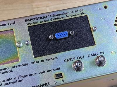 DB9/DE15 Panel for NABU Personal Computer