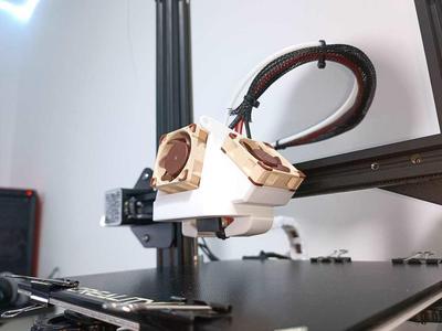 Satsana Remix Ender 3 Pro Noctua Fan NF-A4x20 and A4x10